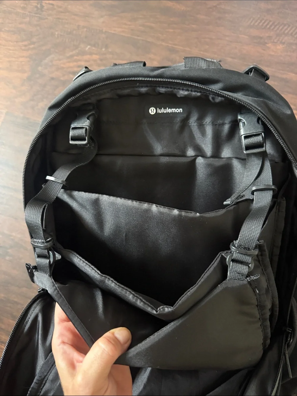 lululemon athletica Black liftOS commuter Backpack